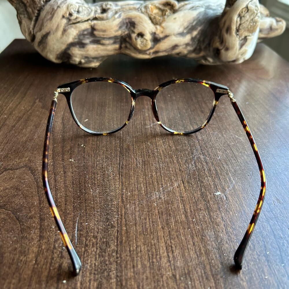 Firmoo Eyeglasses Frames Tortoise Shell Gold S939… - image 4